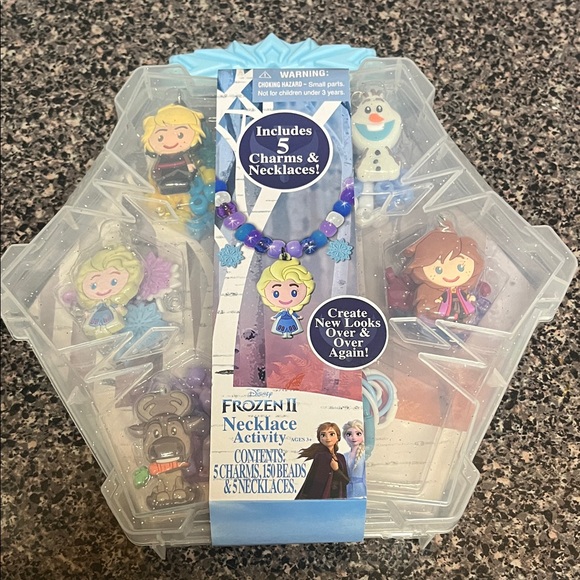 Disney Other - Disney Frozen II Charm Necklace Set - Blue and Purple